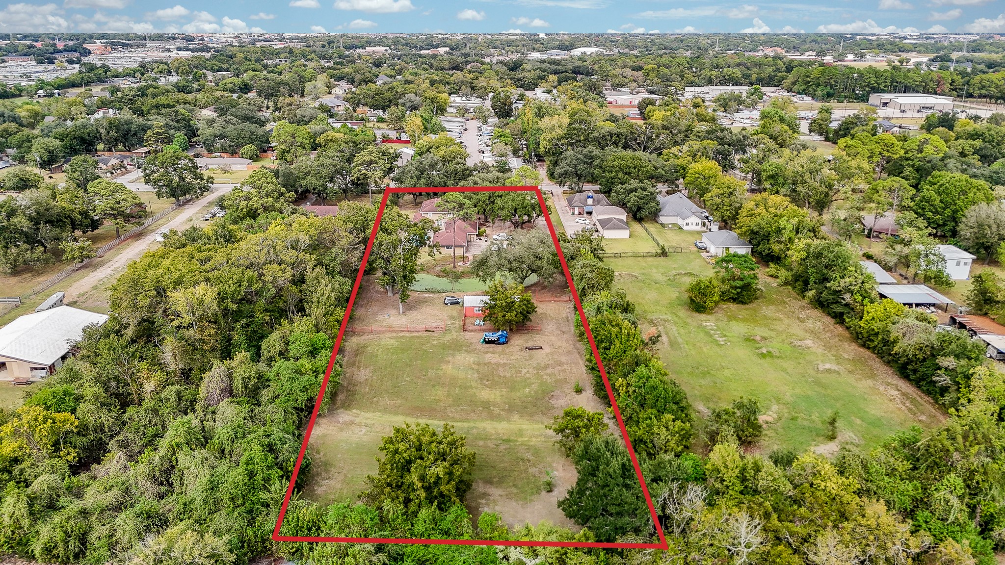 618 Keith Avenue Houston, TX 77504 - Photo 3 of 43 an aerial view of residential houses with outdoor space