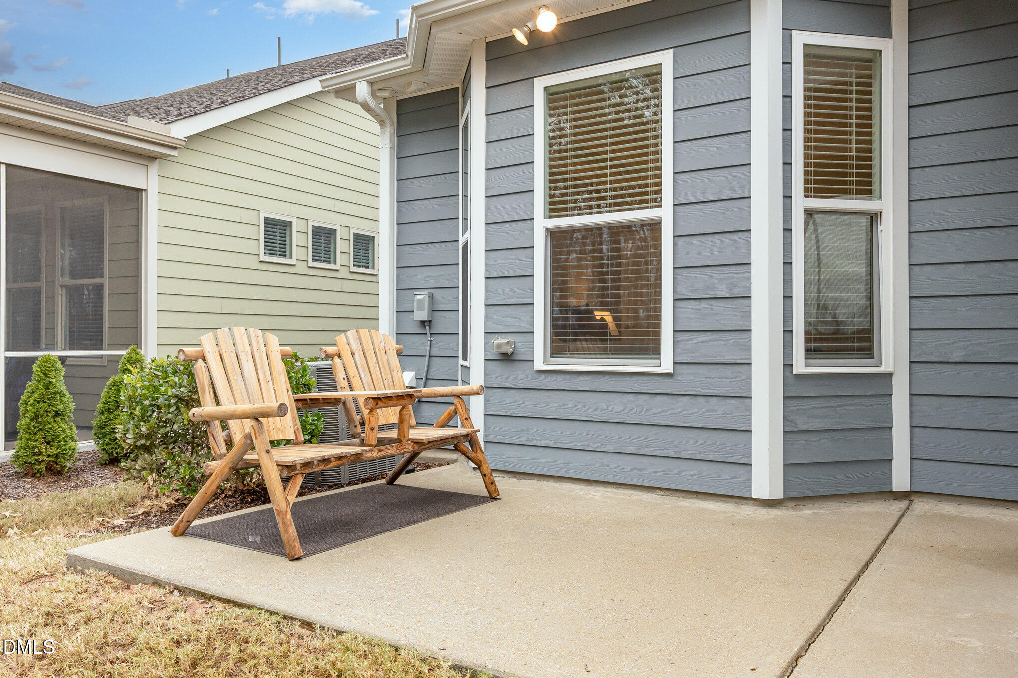 608 Atticus Way Durham, NC 27703 - Photo 24 of 31 a view of a house with backyard and sitting area