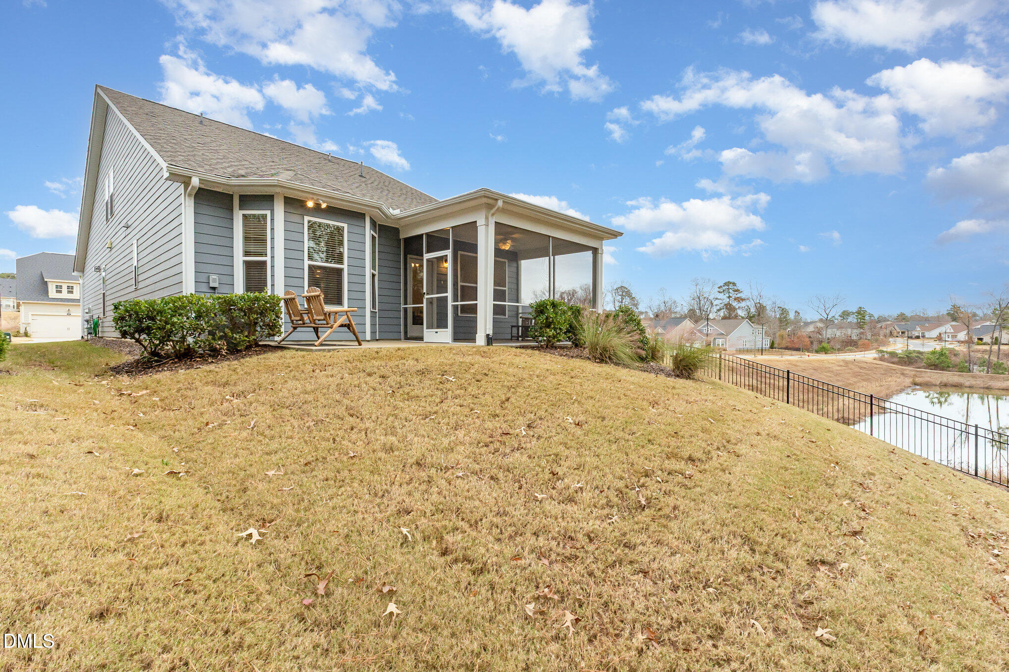 608 Atticus Way Durham, NC 27703 - Photo 24 of 30 a view of a house with a patio