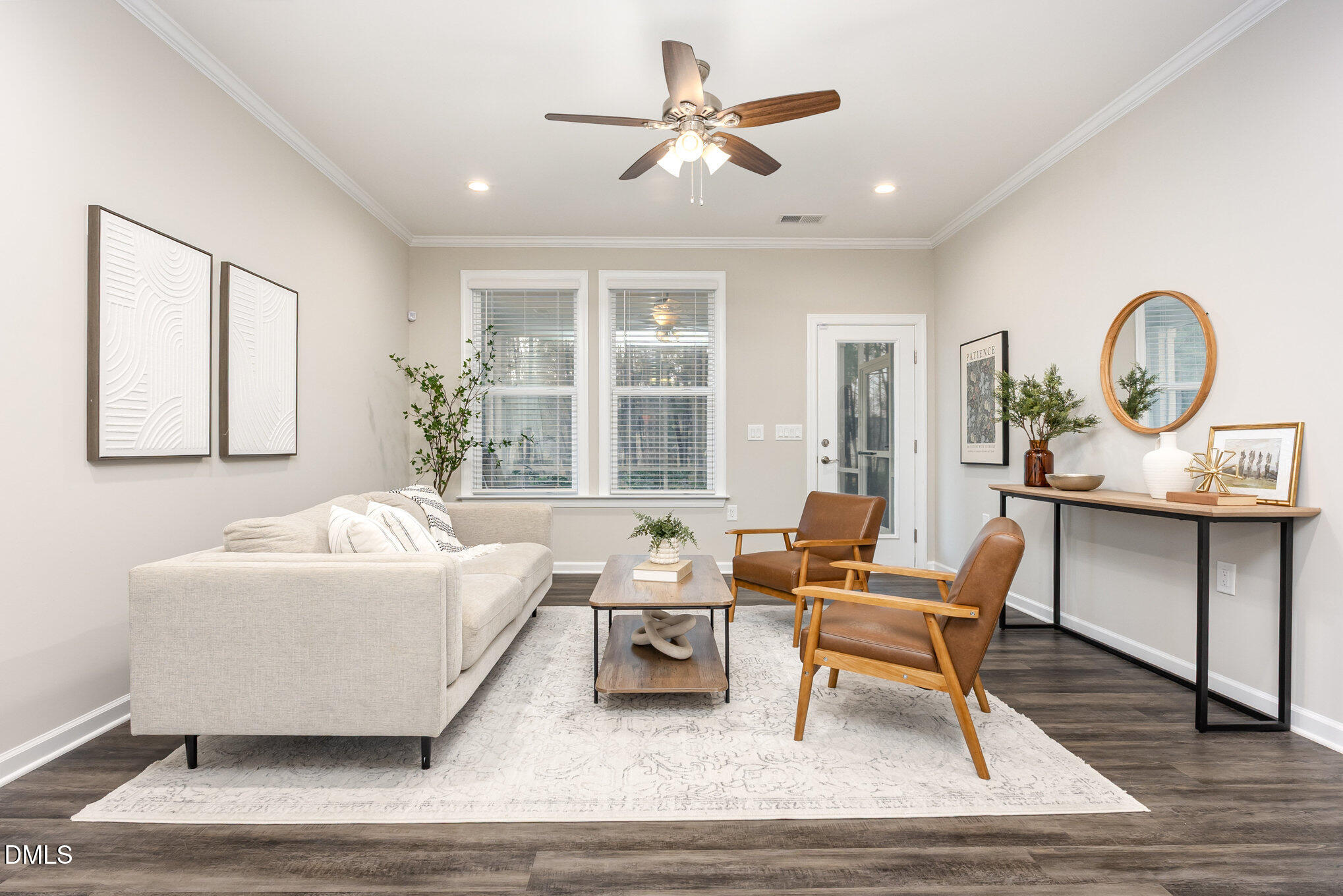 608 Atticus Way Durham, NC 27703 - Photo 7 of 30 a living room with furniture and a large window