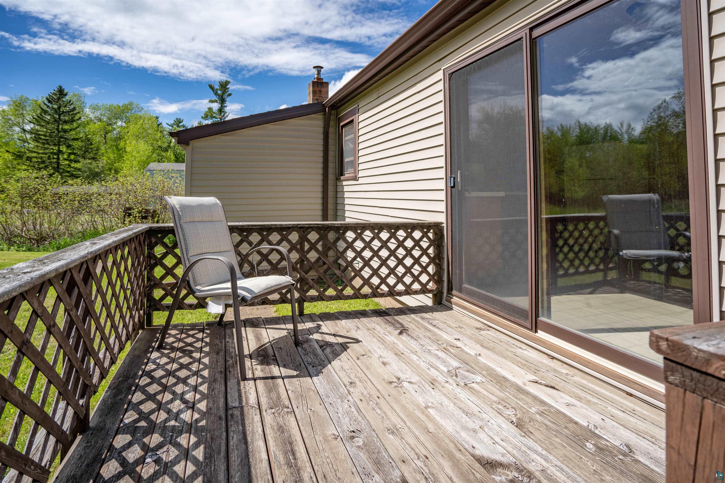 3469 County Road East South Range, WI 54874 - Photo 17 of 19 View of wooden terrace
