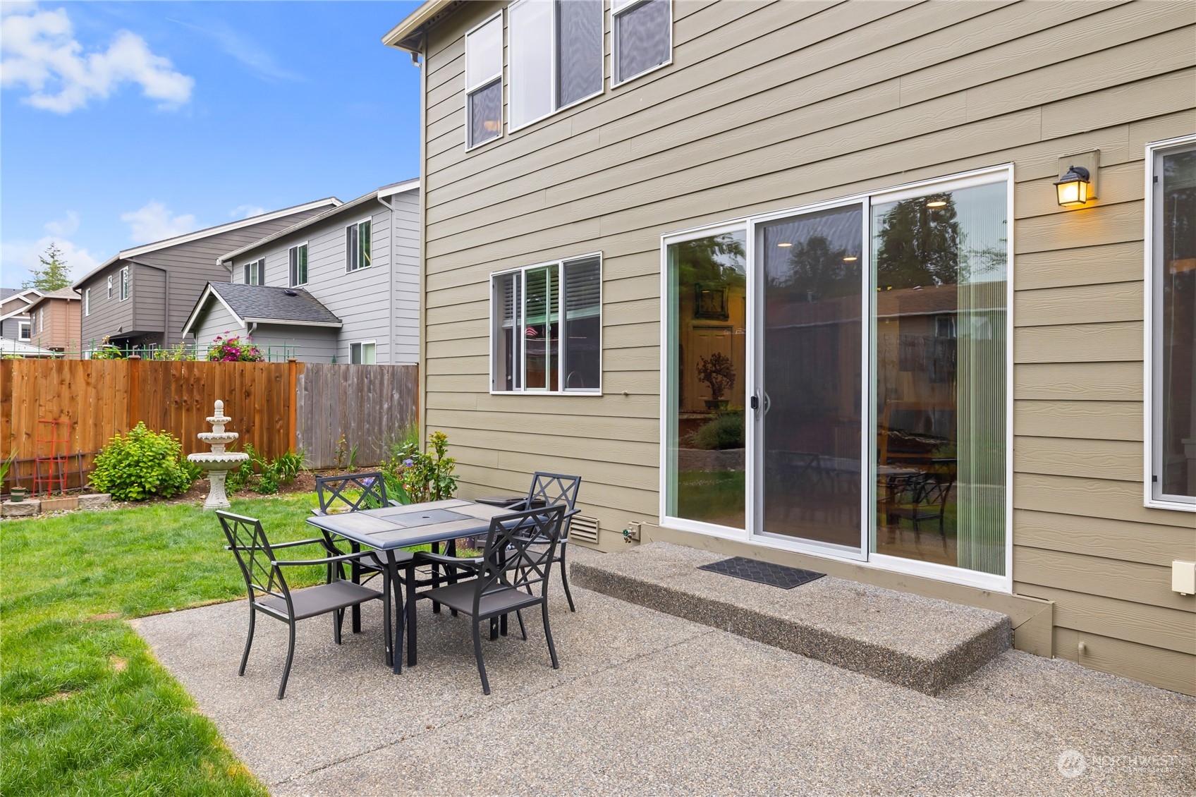 16224 Southeast 138th Place Renton, WA 98059 - Photo 30 of 40 a view of a house with a backyard and sitting area