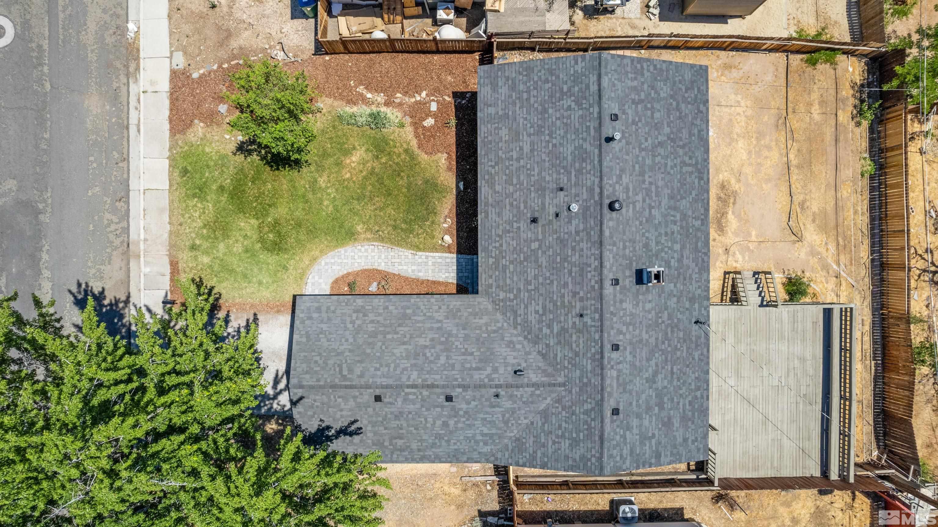 3380 Bryan Street Reno, NV 89503 - Photo 15 of 40 an aerial view of a house with a backyard space