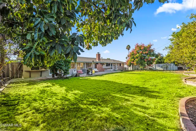 a view of pool with a backyard