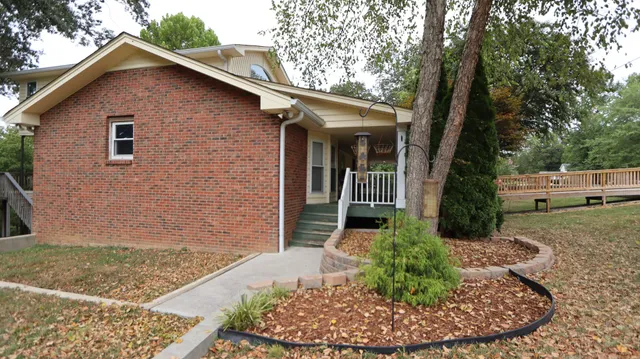 a view of outdoor space with trees