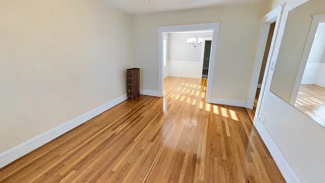 a view of wooden floor in a room