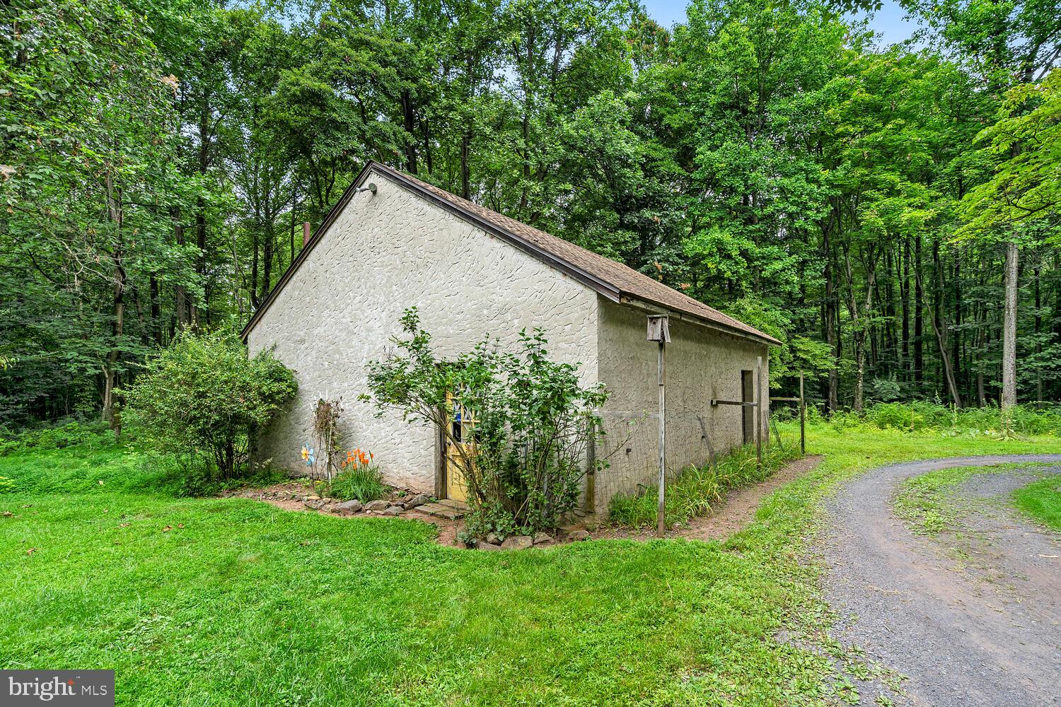 1464 Chestnut Ridge Road Upper Black Eddy, PA 18972 - Photo 29 of 32 Great detached garage with loft storage