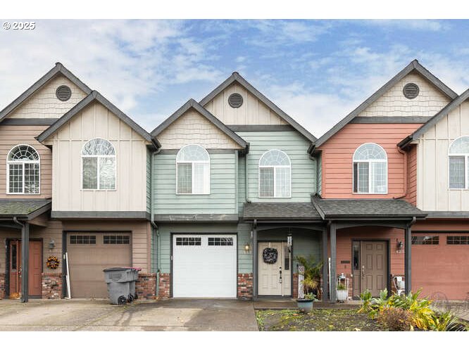 a front view of a house with a porch