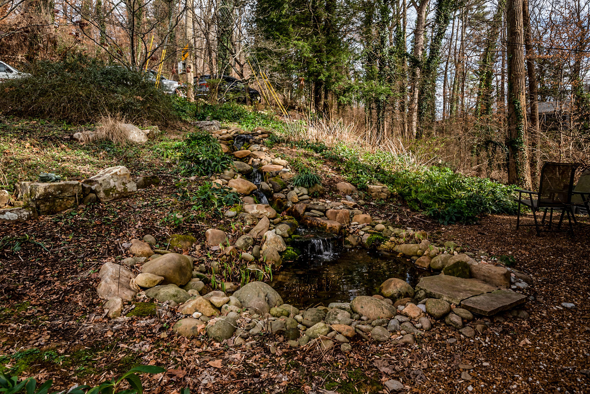 1533 Duncan Road Knoxville, TN 37919 - Photo 2 of 25 Custom waterfall feeds into pond