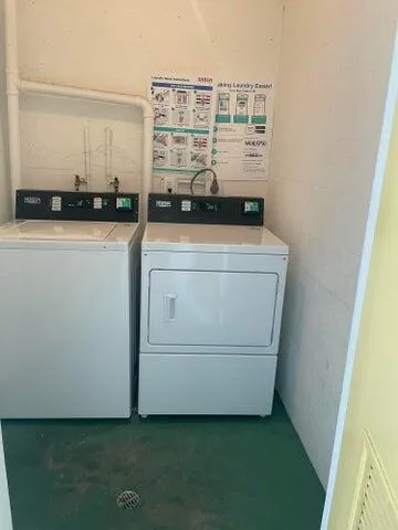 a view of a closet with storage