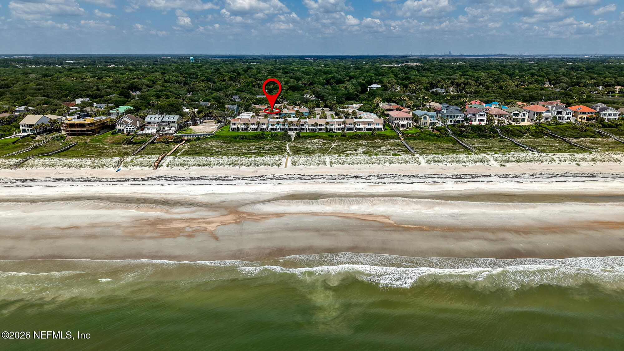 2233 Seminole Road, Unit 32 Atlantic Beach, FL 32233 - Photo 29 of 30 Drone - Overhead View 3 - With Marker