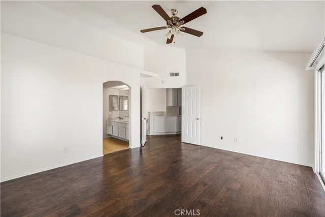 wooden floor in an empty room