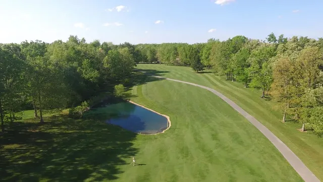 a view of a lake with outdoor space