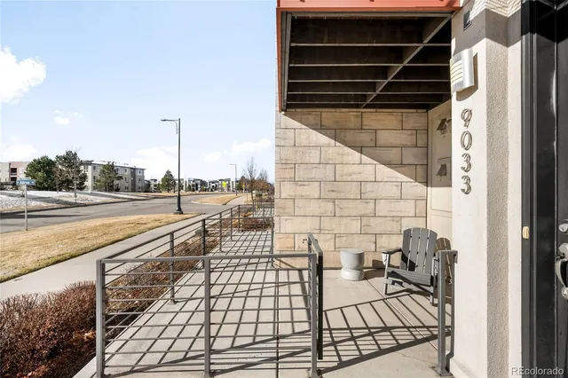 a view of balcony and patio
