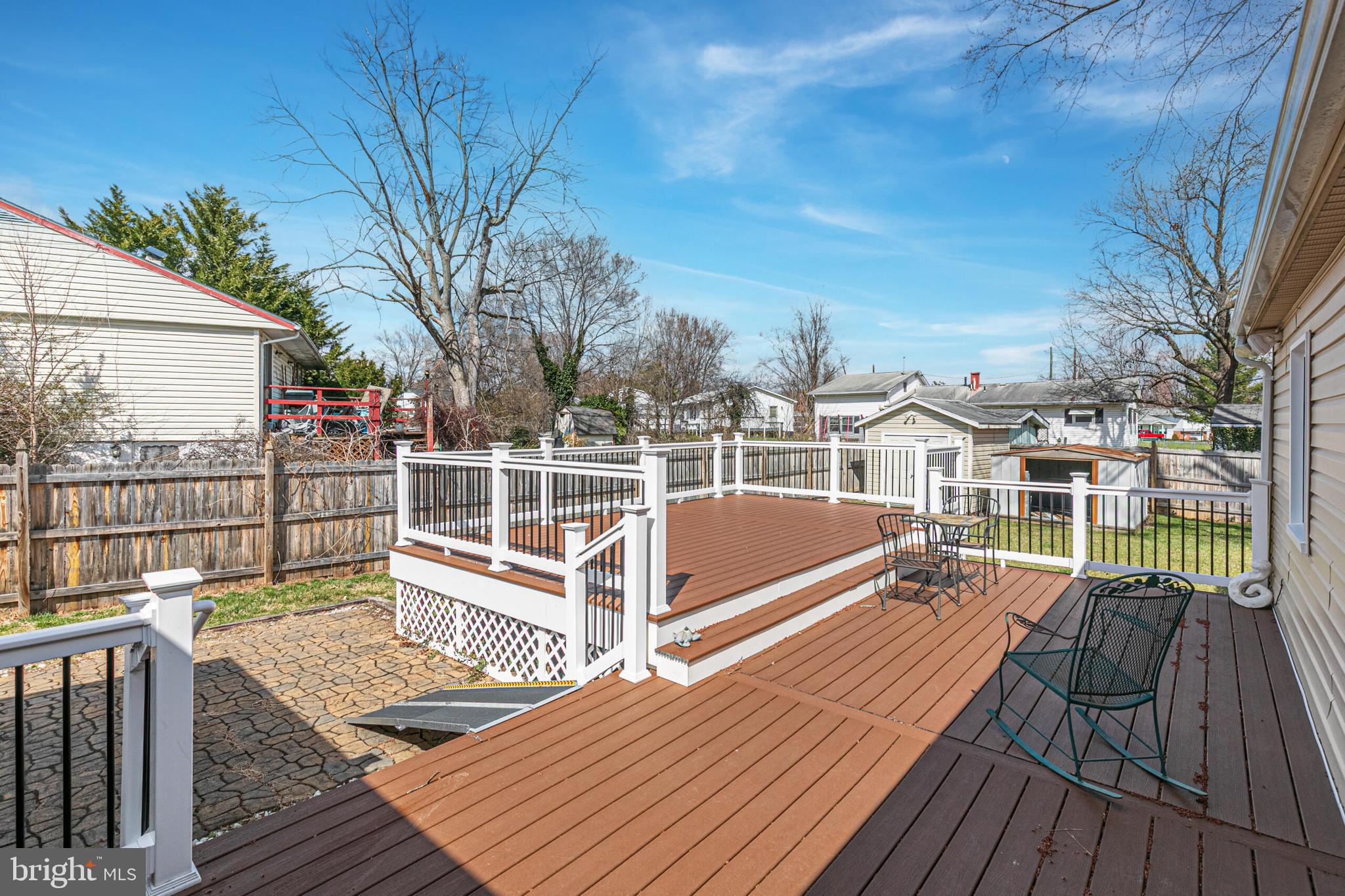 540 Eagle Place Winchester, VA 22601 - Photo 17 of 24 a view of a roof deck with wooden floor and fence