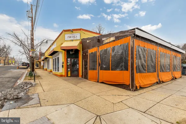 a view of a building with shower