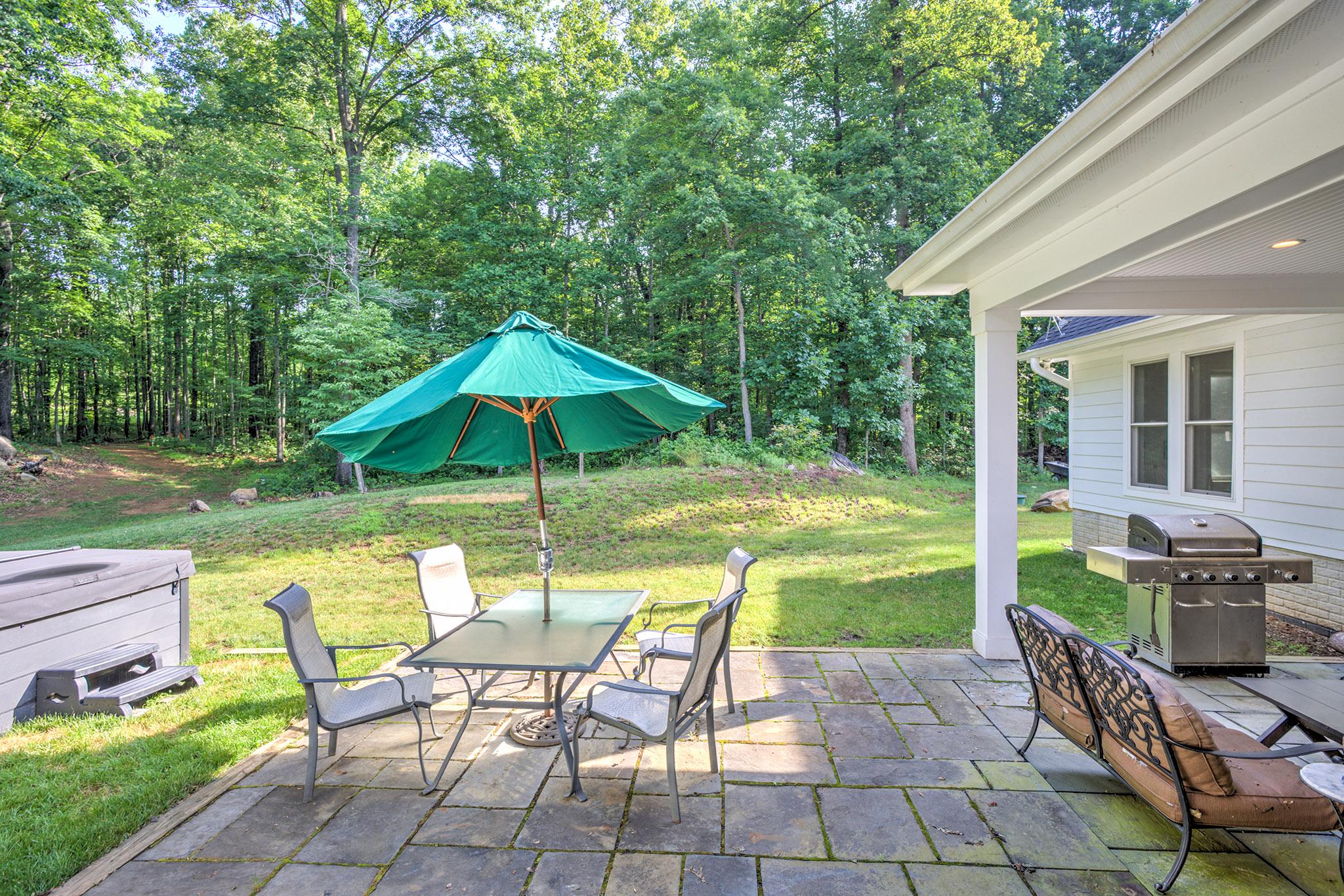 3411 Fenny Hill Road Delaplane, VA 20144 - Photo 59 of 75 Hot tub may convey. Stone fireplace under porch
