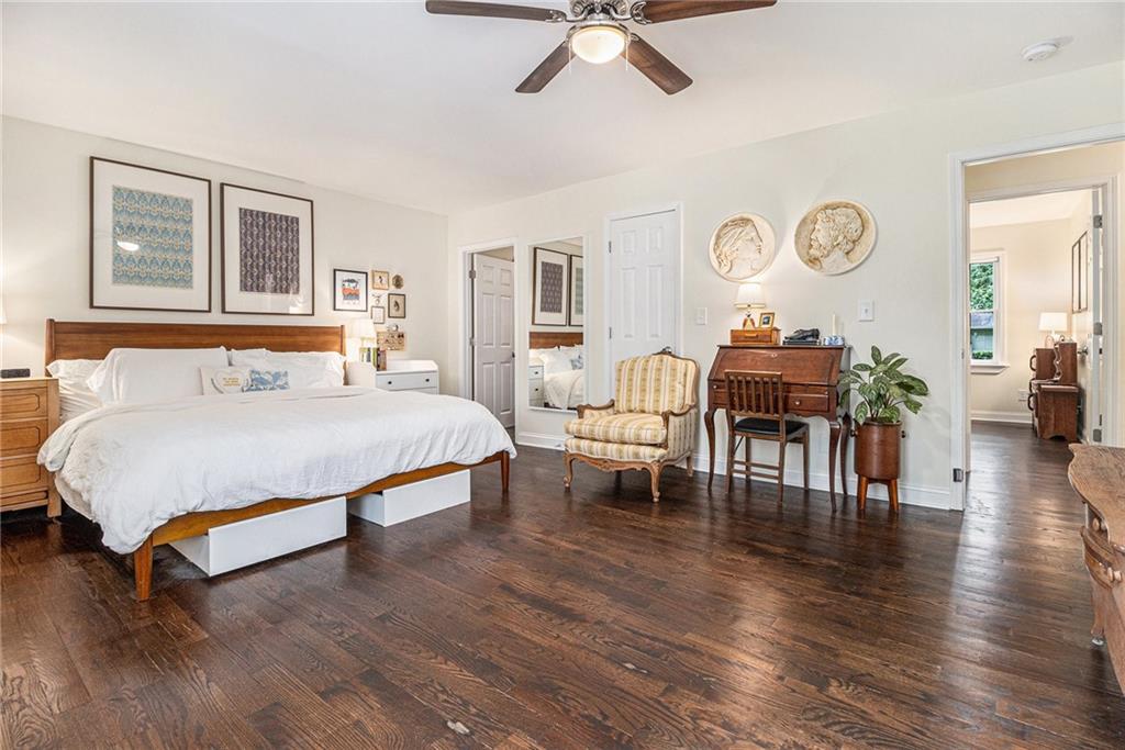 1347 Dorothy Drive Decatur, GA 30030 - Photo 21 of 38 a bedroom with furniture and wooden floor