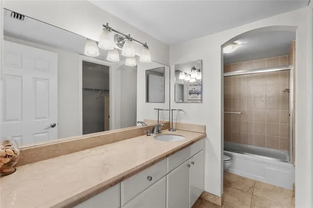 a view of a city with tall buildings