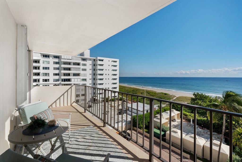 1900 South Ocean Boulevard, Unit 5F Pompano Beach, FL 33062 - Photo 3 of 23 a view of balcony with furniture