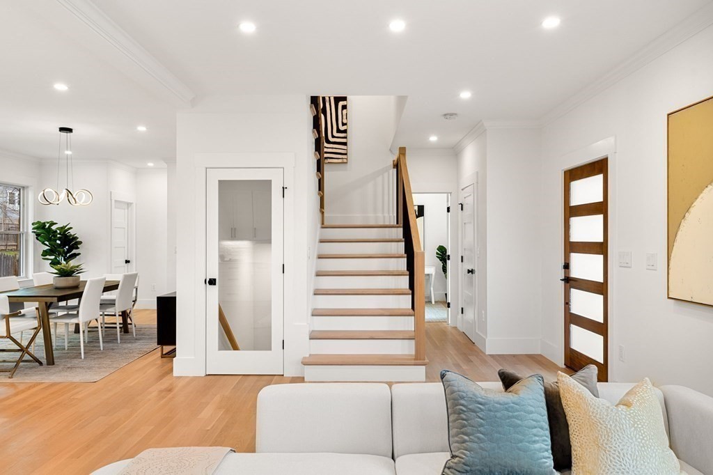 136 Wright Street Arlington, MA 02474 - Photo 27 of 38 a living room with furniture and a large window