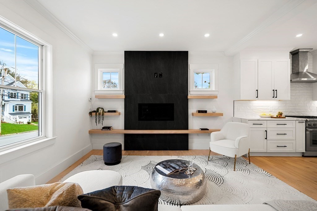 136 Wright Street Arlington, MA 02474 - Photo 10 of 38 a living room with furniture and a window
