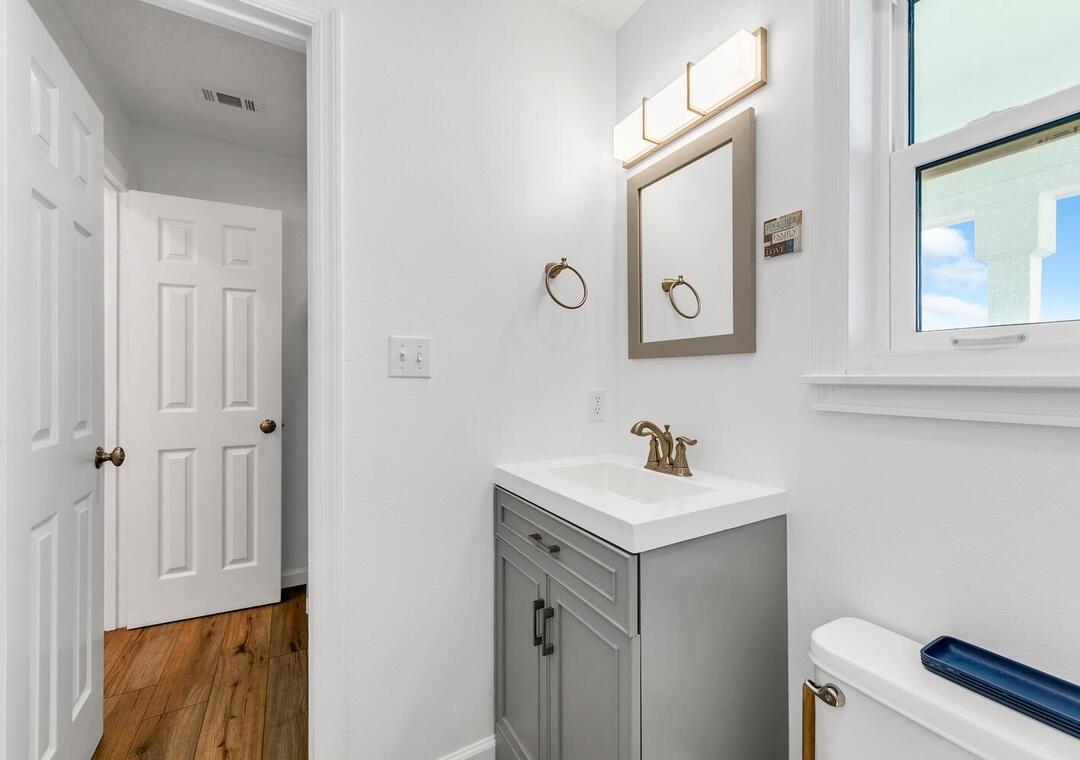 11 Beachside Drive, Unit 832 Santa Rosa Beach, FL 32459 - Photo 13 of 23 a bathroom with a sink and a mirror