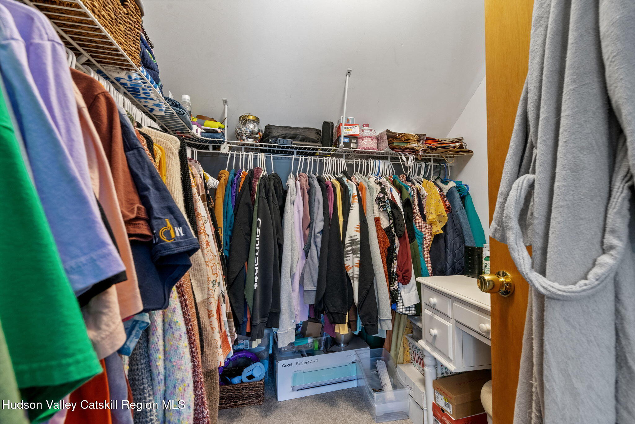 295 County Rte 403 Greenville, NY 12083 - Photo 33 of 65 a view of walk in closet with clothes and shoes
