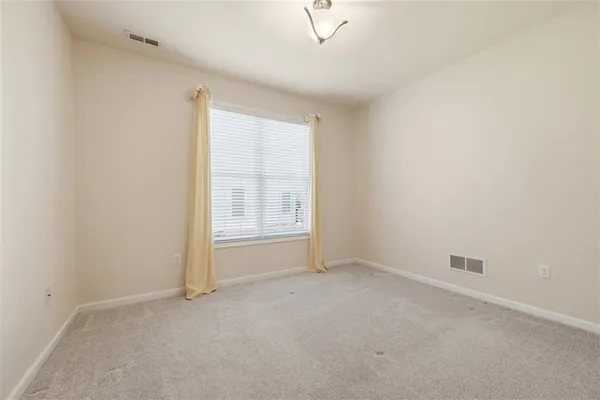 an empty room with a empty space