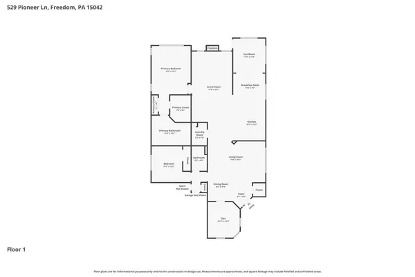 $465,000 | 529 Pioneer Lane, Freedom, PA 15042