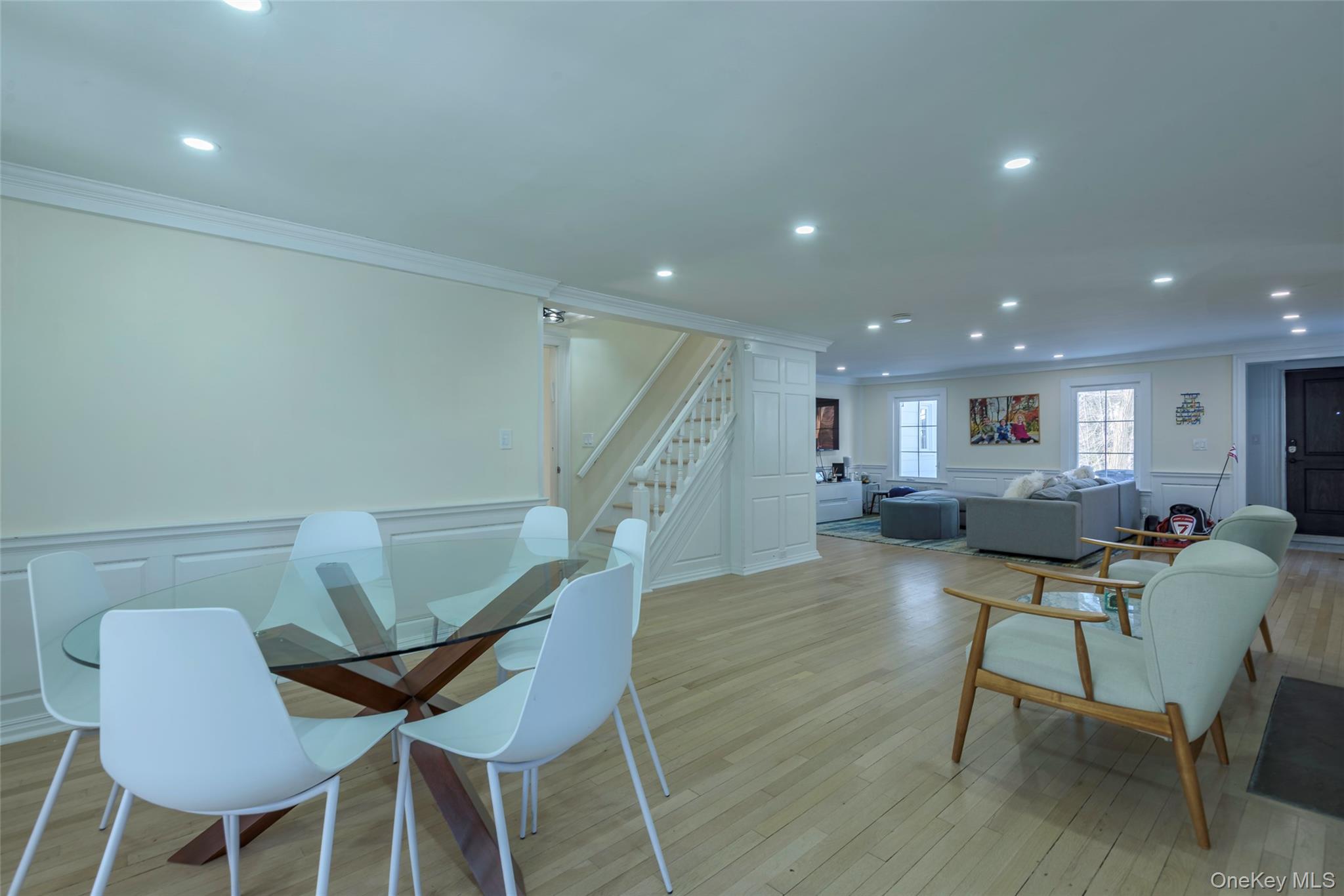 20 North Ravine Road Great Neck, NY 11023 - Photo 6 of 27 a living room with furniture and a wooden floor