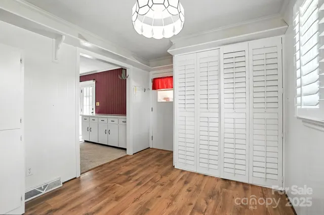 a view of a hallway with interior of the house