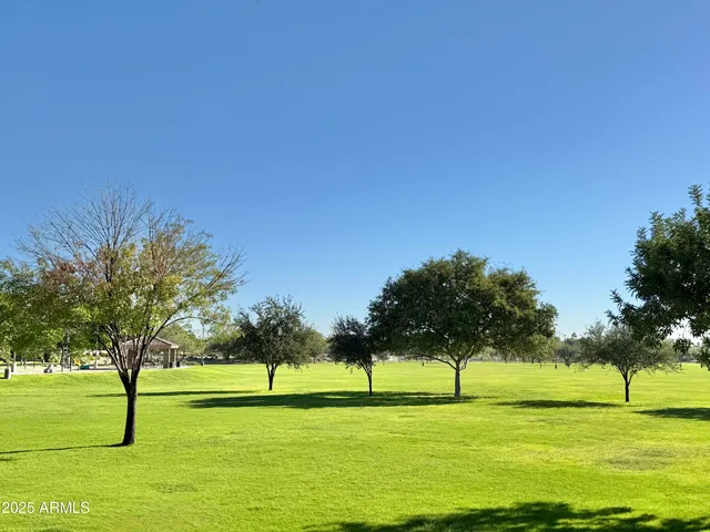a view of a golf course