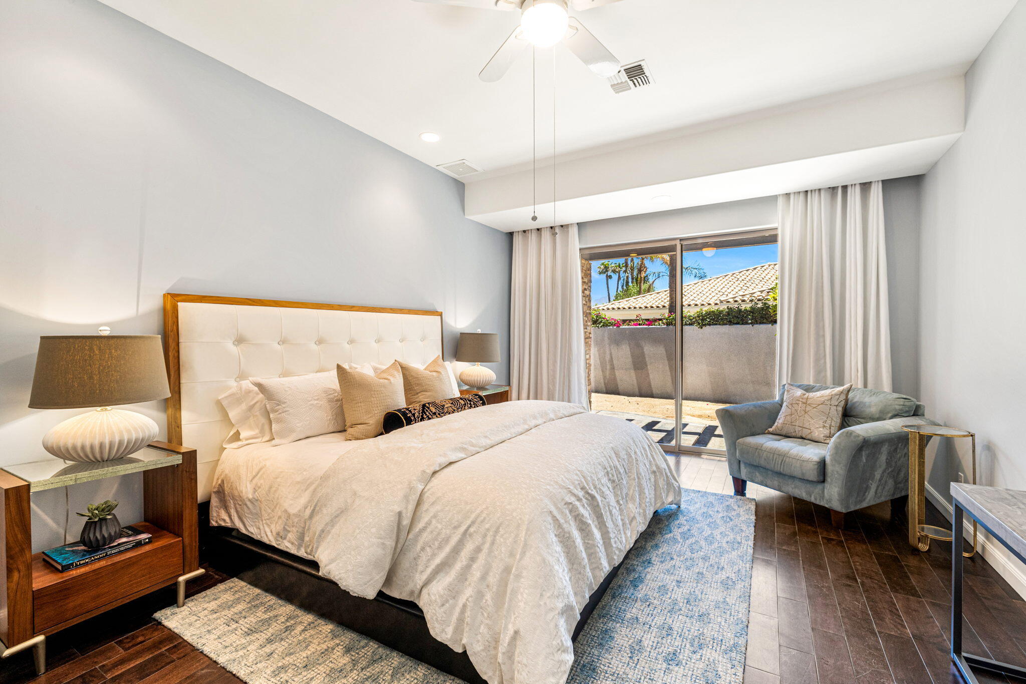 28 Clancy Lane South Rancho Mirage, CA 92270 - Photo 47 of 78 a bedroom with bed and a window