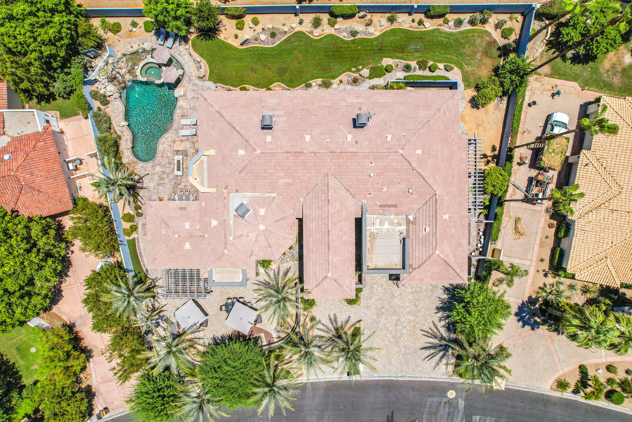 28 Clancy Lane South Rancho Mirage, CA 92270 - Photo 60 of 78 an aerial view of a