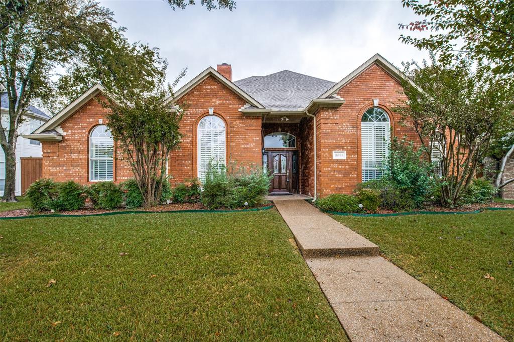 18908 Fortson Avenue Dallas, TX 75252 - Photo 1 of 1 a front view of a house with a yard