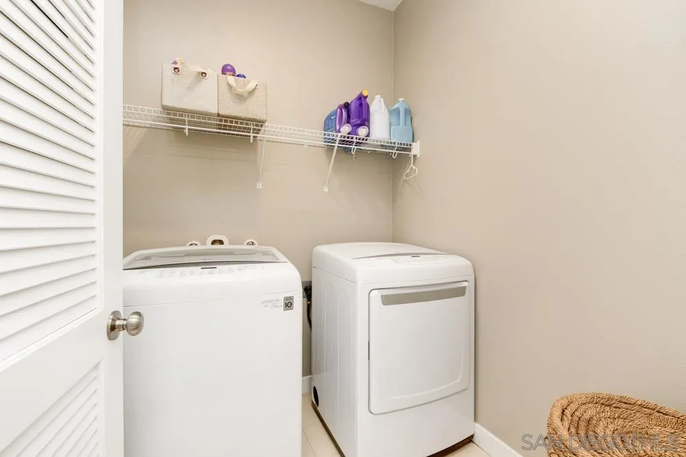 7508 Eagle Drive Santee, CA 92071 - Photo 16 of 25 a utility room with dryer and washer