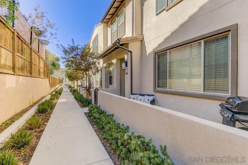 7508 Eagle Drive Santee, CA 92071 - Photo 24 of 25 a view of a house with a pathway and a pathway