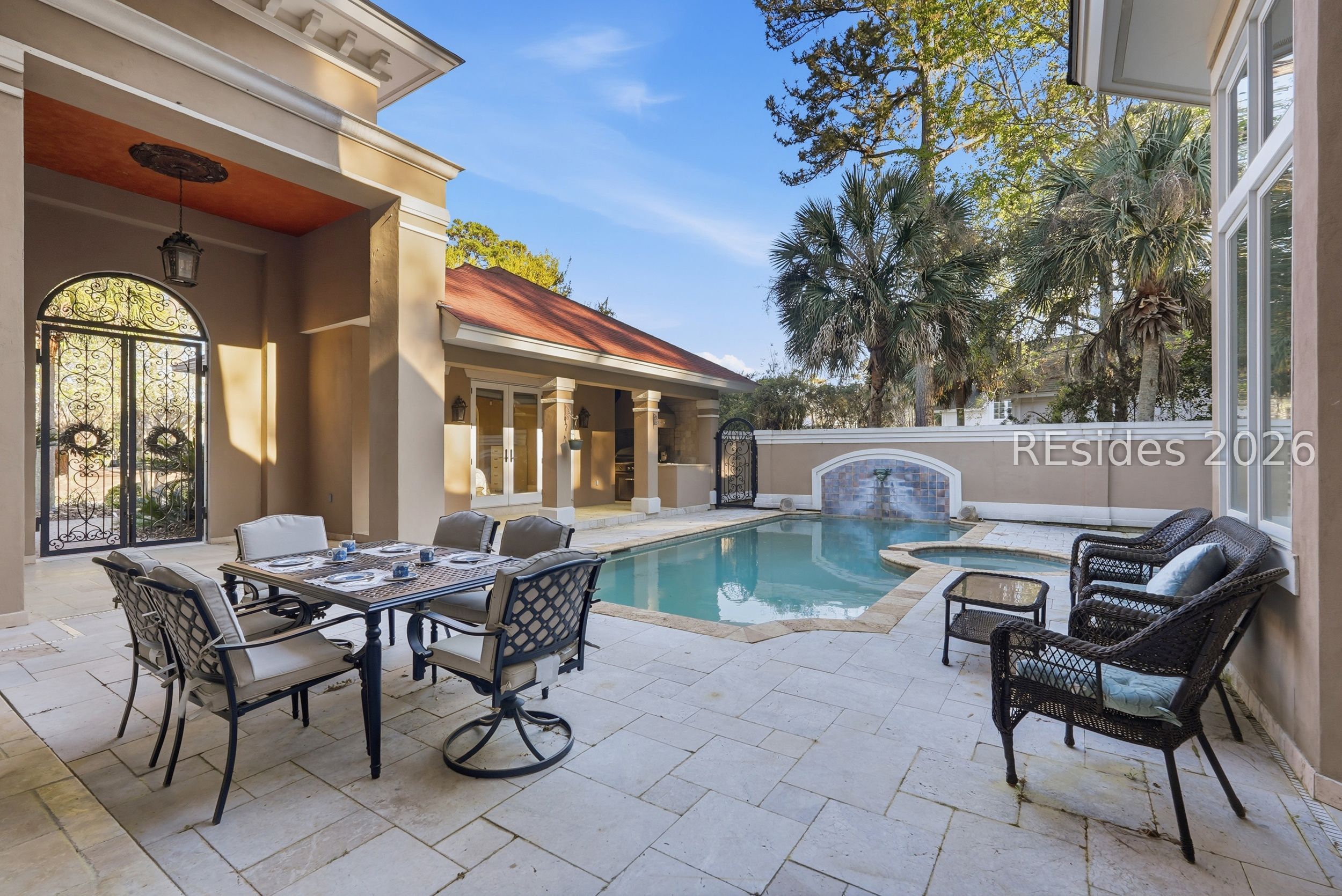 4 Canterbury Lane Bluffton, SC 29910 - Photo 3 of 64 Pool/Courtyard