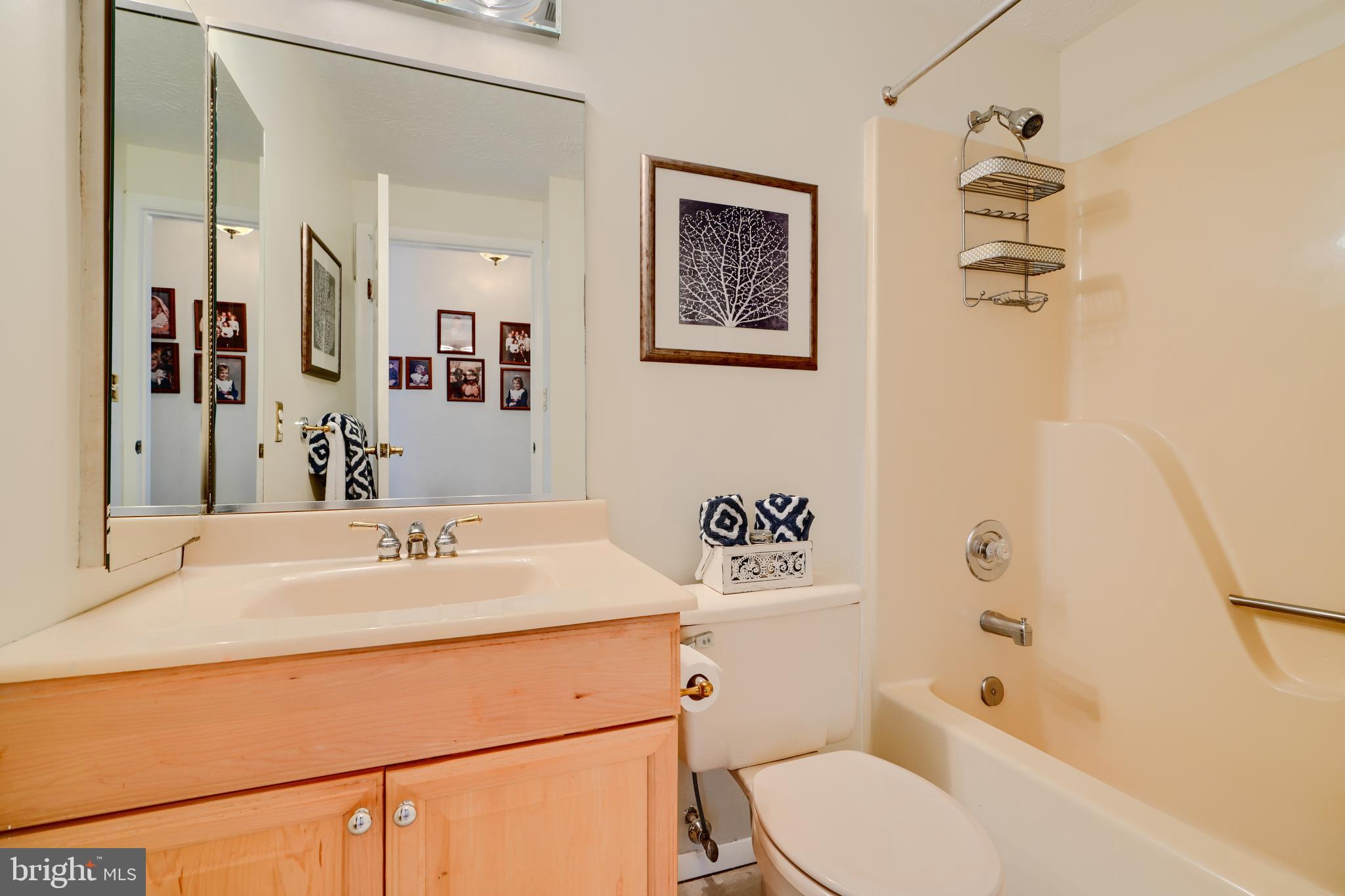 19 Yew Road Baltimore, MD 21221 - Photo 23 of 36 a bathroom with a sink a toilet and shower