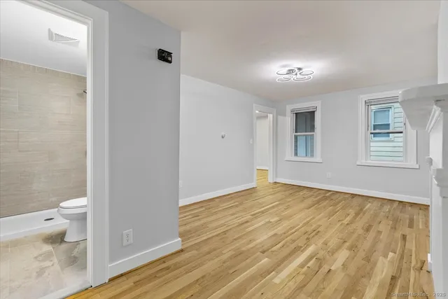 a view of bathroom with toilet