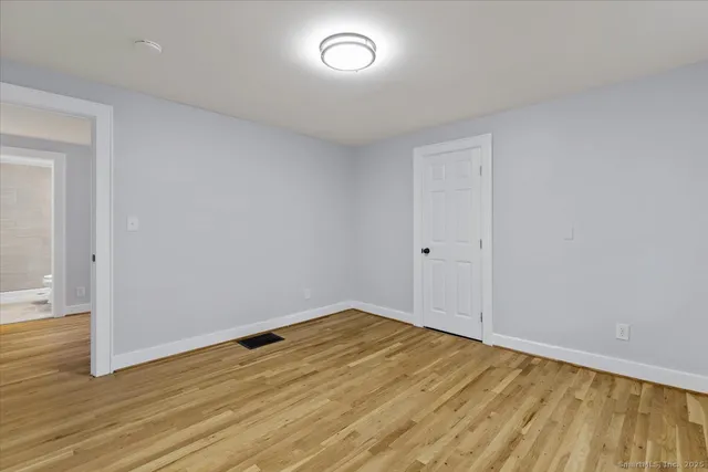 wooden floor in a room