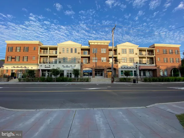 a front view of a building