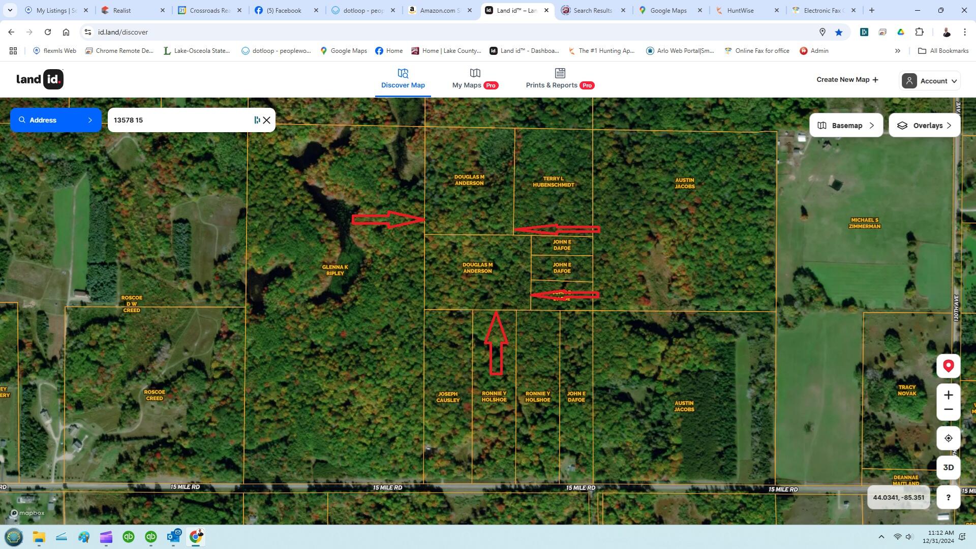 13578 15 Mile Road Leroy, MI 49655 - Photo 8 of 8 13578 15 mile Aerial
