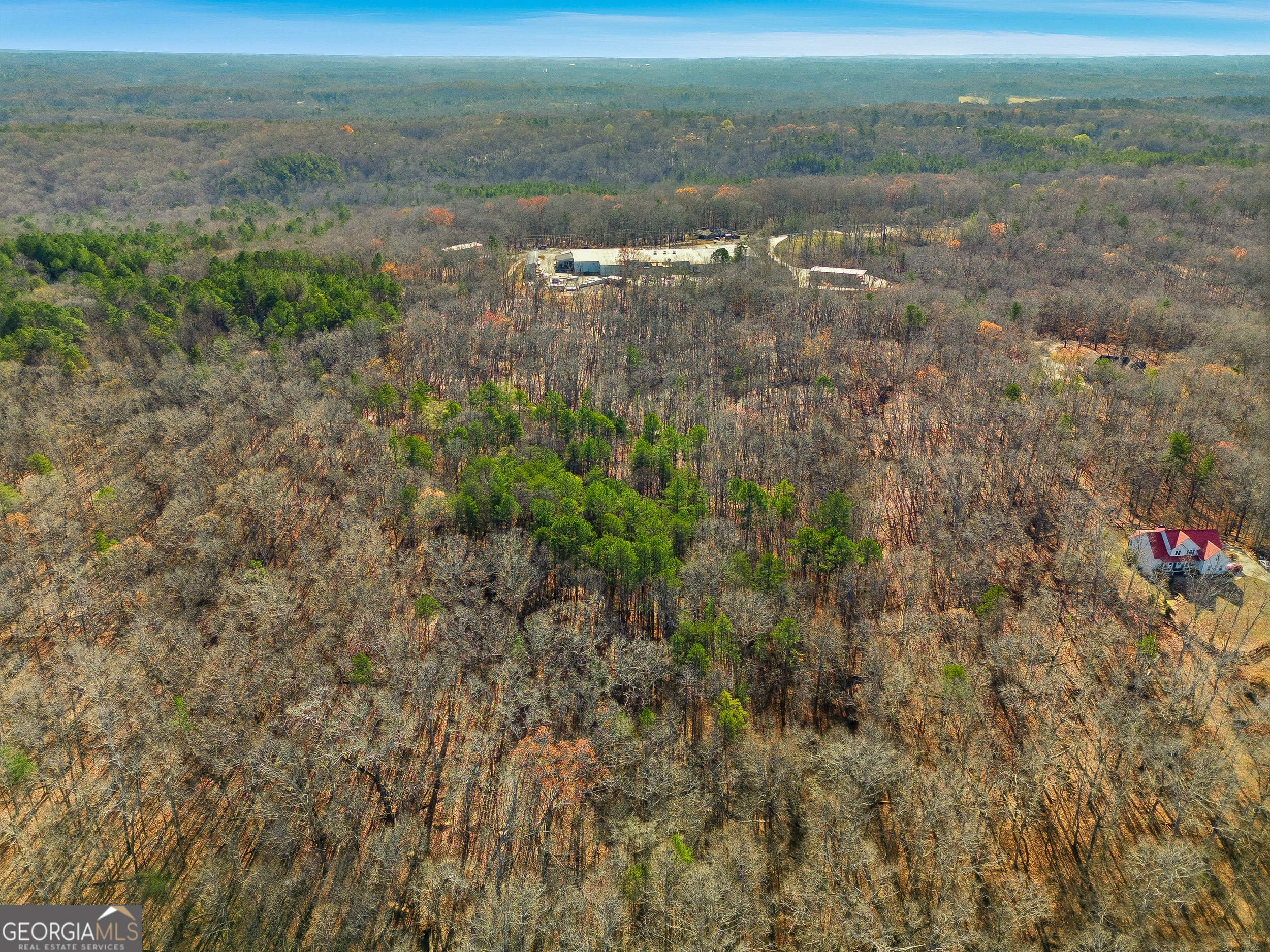209 Hogan Pond Lane Ball Ground, GA 30107 - Photo 5 of 6 a view of a lake with a mountain