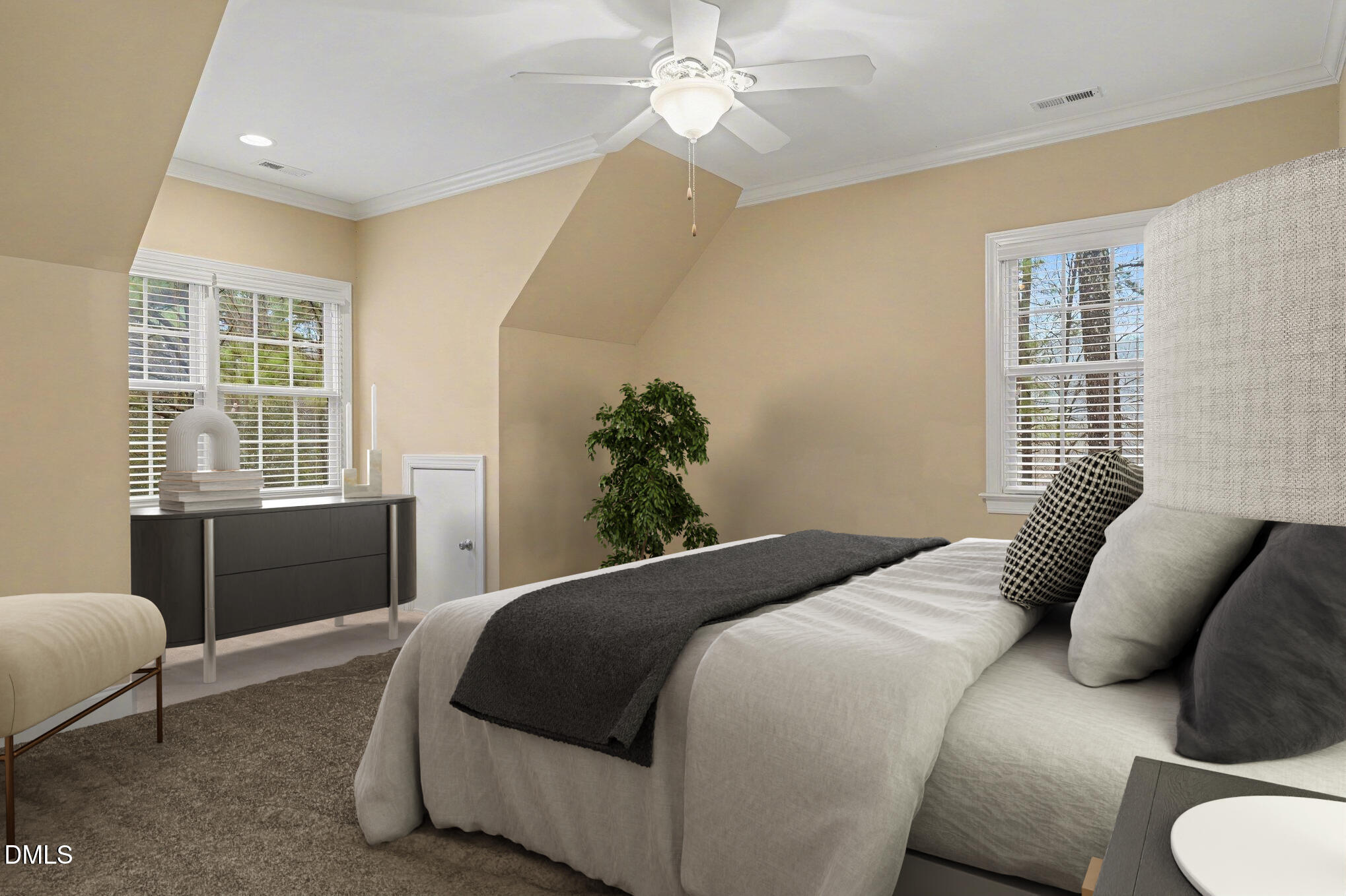 3104 Lake Wheeler Road Raleigh, NC 27603 - Photo 49 of 74 a bedroom with a bed and a window