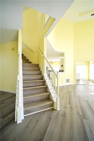 a view of a balcony