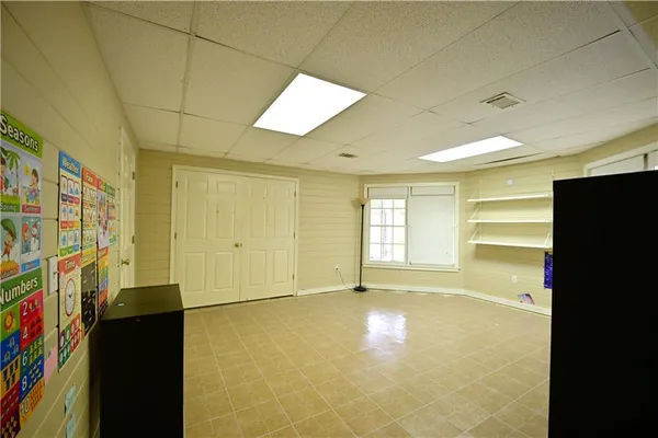 a view of an empty room