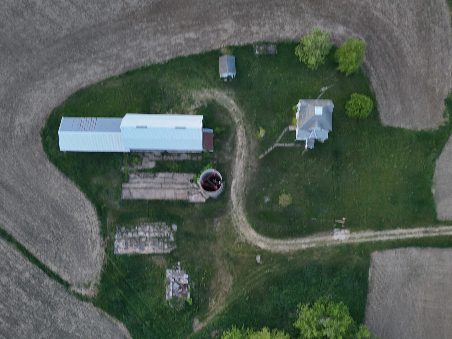 12150 North Damascus Road Winslow, IL 61089 - Photo 3 of 9 an aerial view of a house