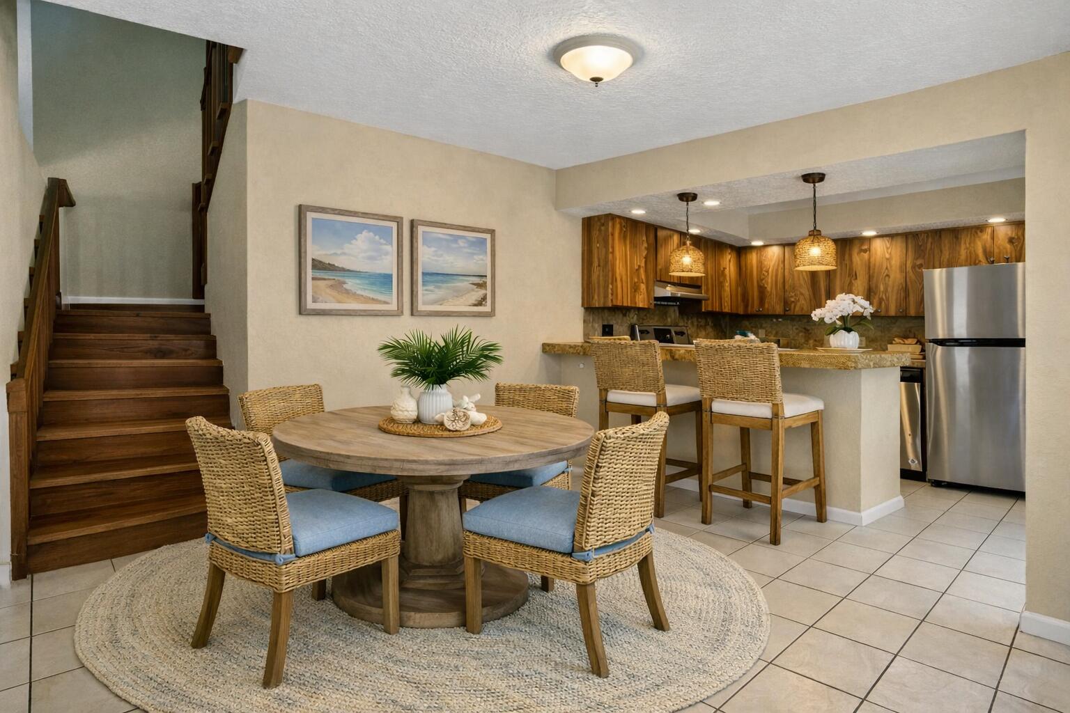 3900 County Line Road, Unit 21D Tequesta, FL 33469 - Photo 19 of 42 kitchen dining space - staged 2